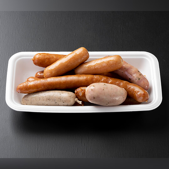 Assorted sausages