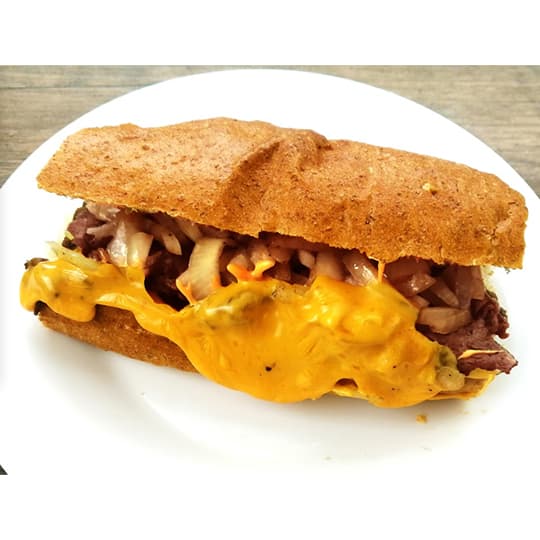 Hawaiian Cheese Steak Sandwich