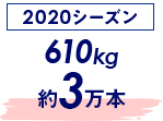2020시즌 610kg