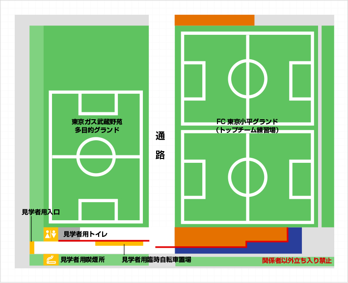 東京ガス武蔵野苑 多目的グラウンド FC東京小平グラウンド(トップチーム練習場)